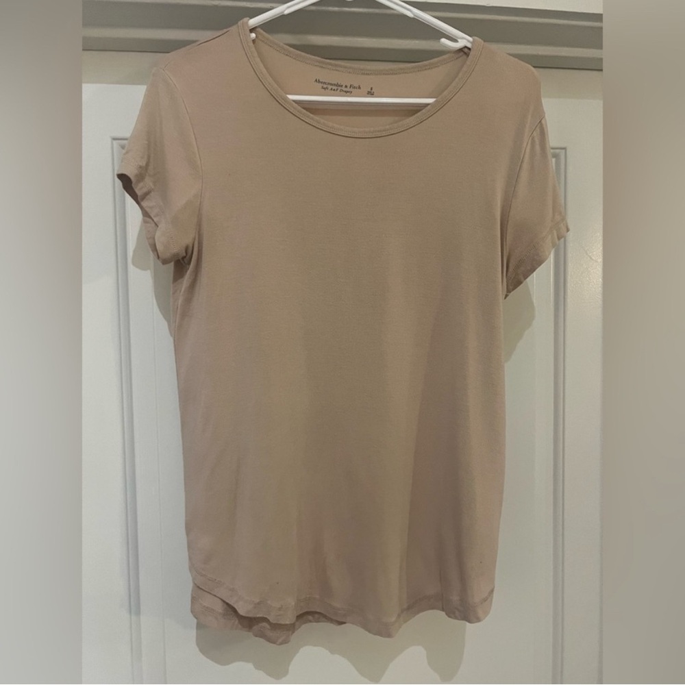 Nude Abercrombie soft and drapey tee